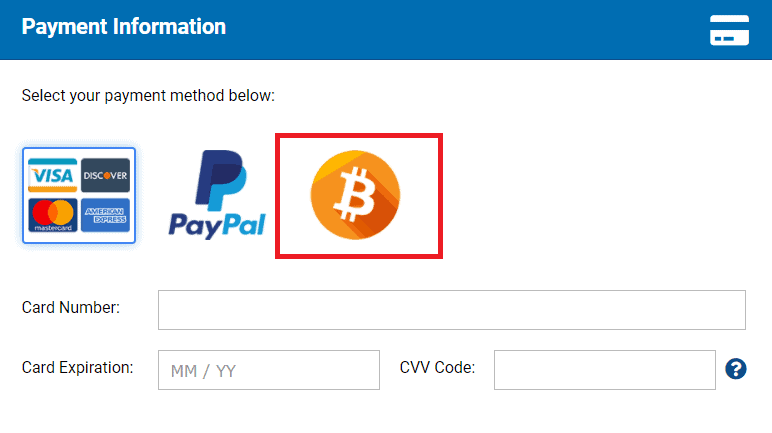 You can pay for Hostwinds services with bitcoin