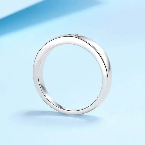 New Luxury PT950 Platinum Fine Jewelry Resizable 0.1CT Moissanite Be Engaged Unisex Rings VVS1 D Color Diamond Lovers Universal - Image 4