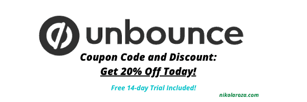 Unbounce Coupon Code And Discount 2020 Get 20 Off Today