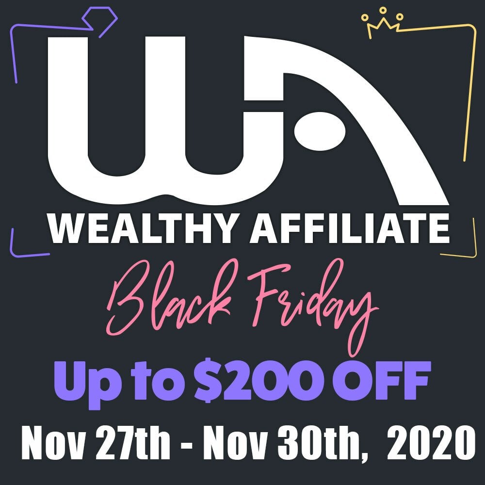 Wealthy Affiliate Black Friday Wealthy Affiliate Black Friday Deal and Sale 2020