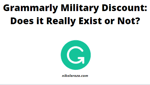 Grammarly Military discount 2023