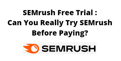 SEMrush free trial guide