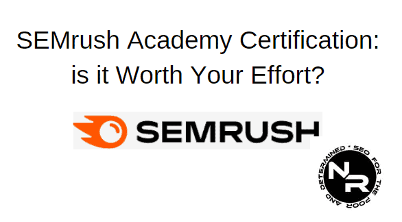 SEMrush Academy Certification