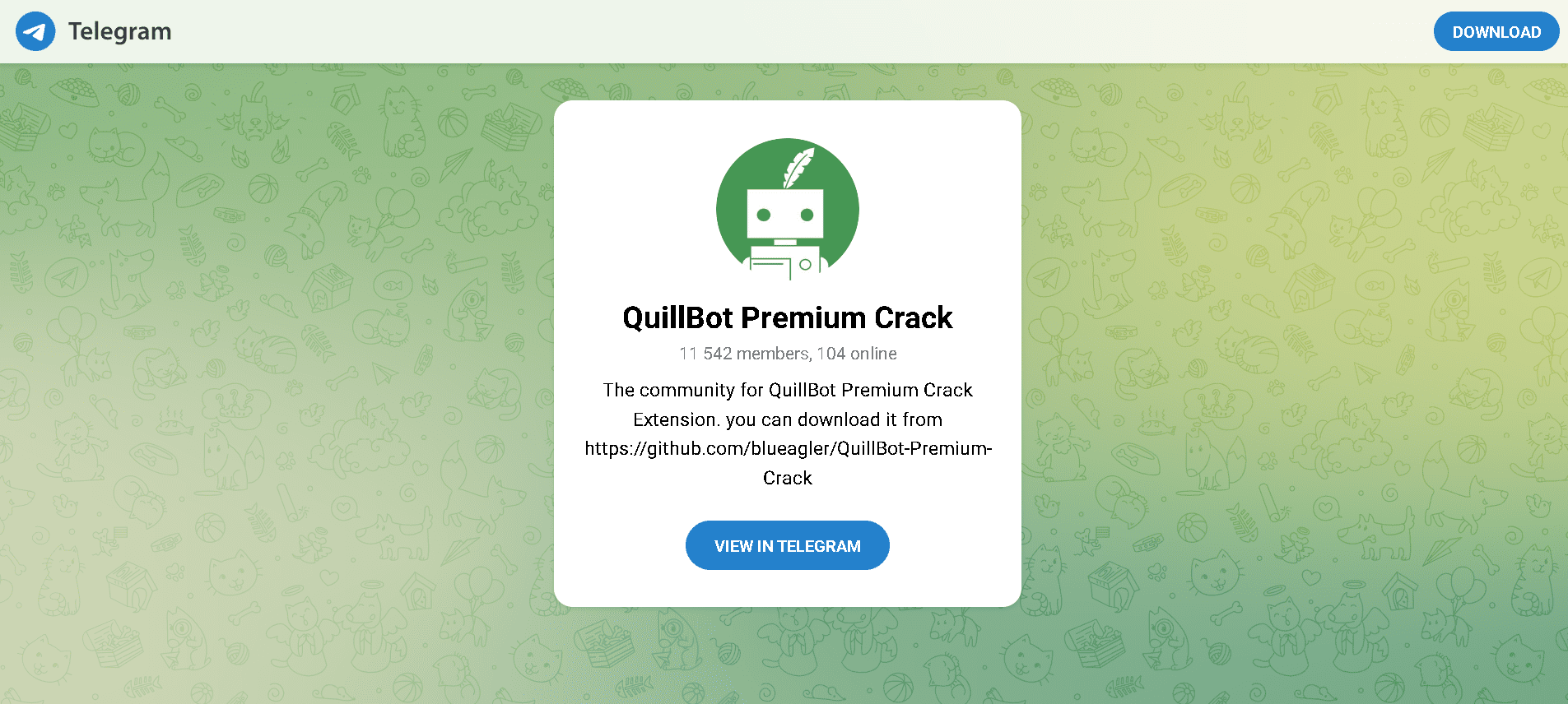 Quillbot Premium cracked Telegram group