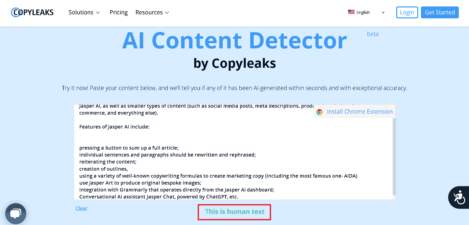 Copyleaks AI content detection app failed to detect content paraphrased by Quillbot AI