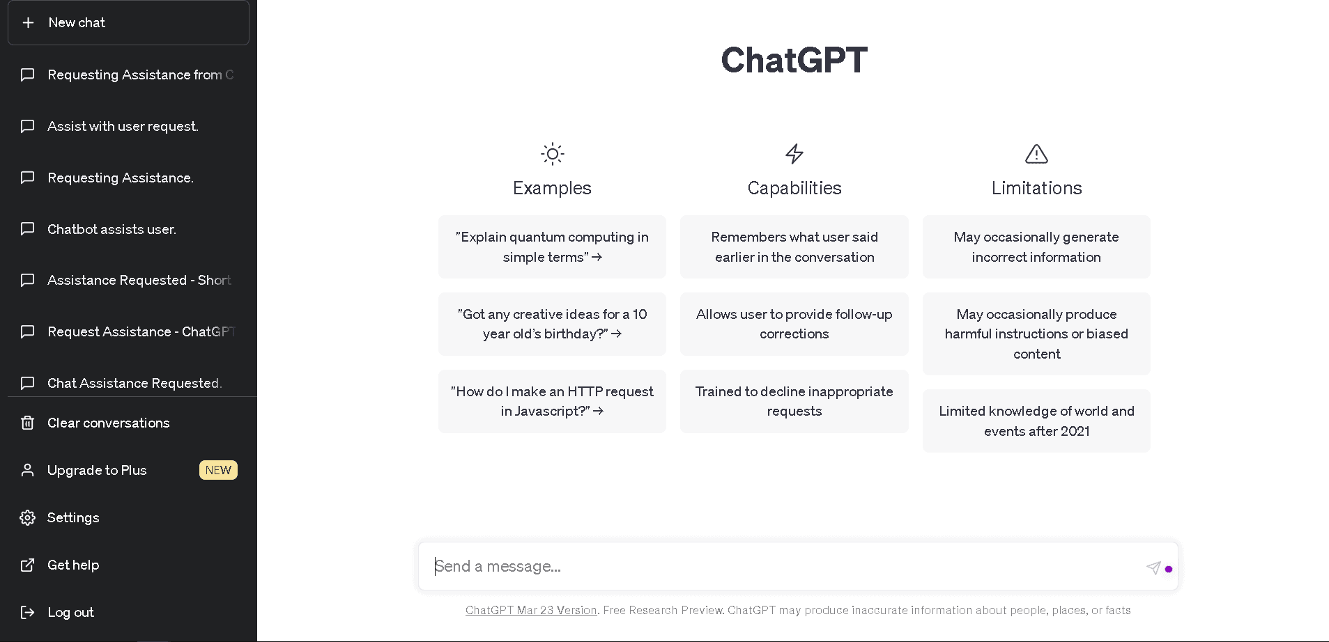 Log into ChatGPT