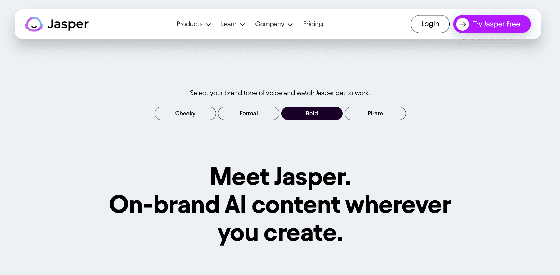 Jasper AI paraphrasing tool and app