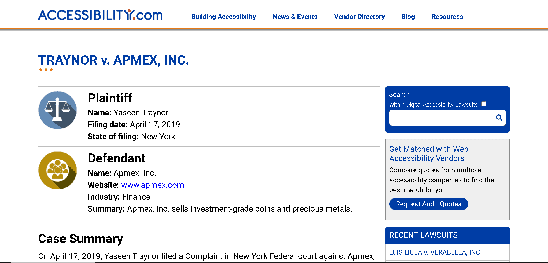 APMEX lawsuit example 2