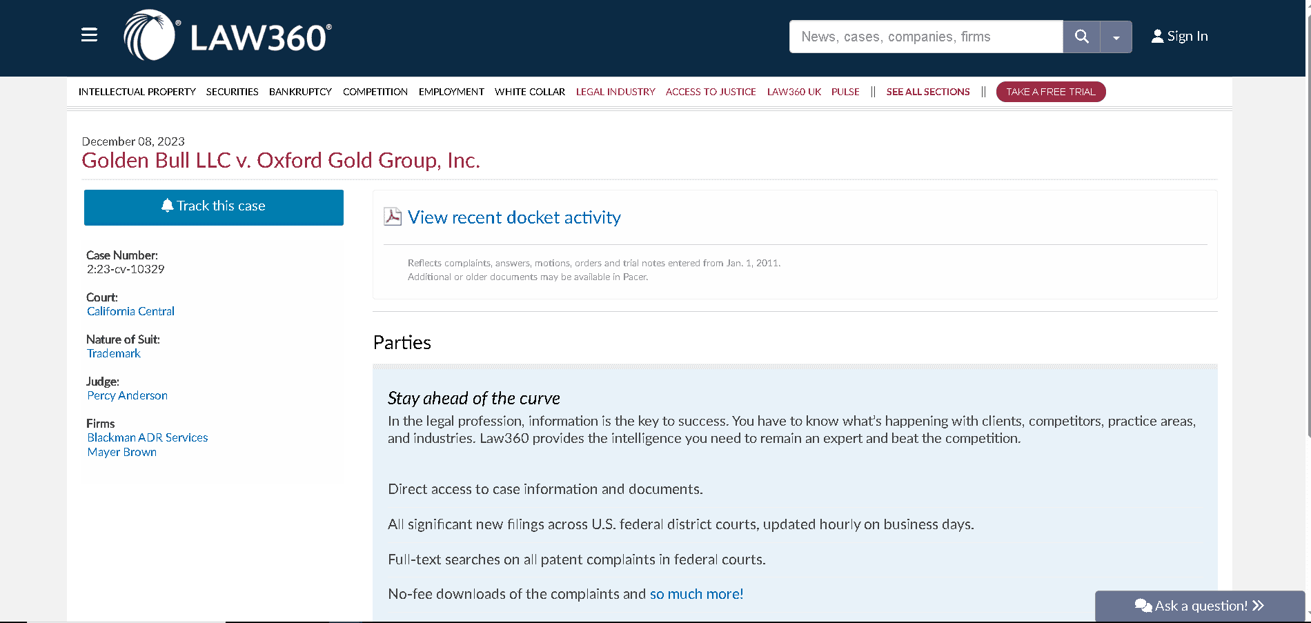Oxford Gold Group lawsuit example 3 Oxford Gold Group lawsuit example 3