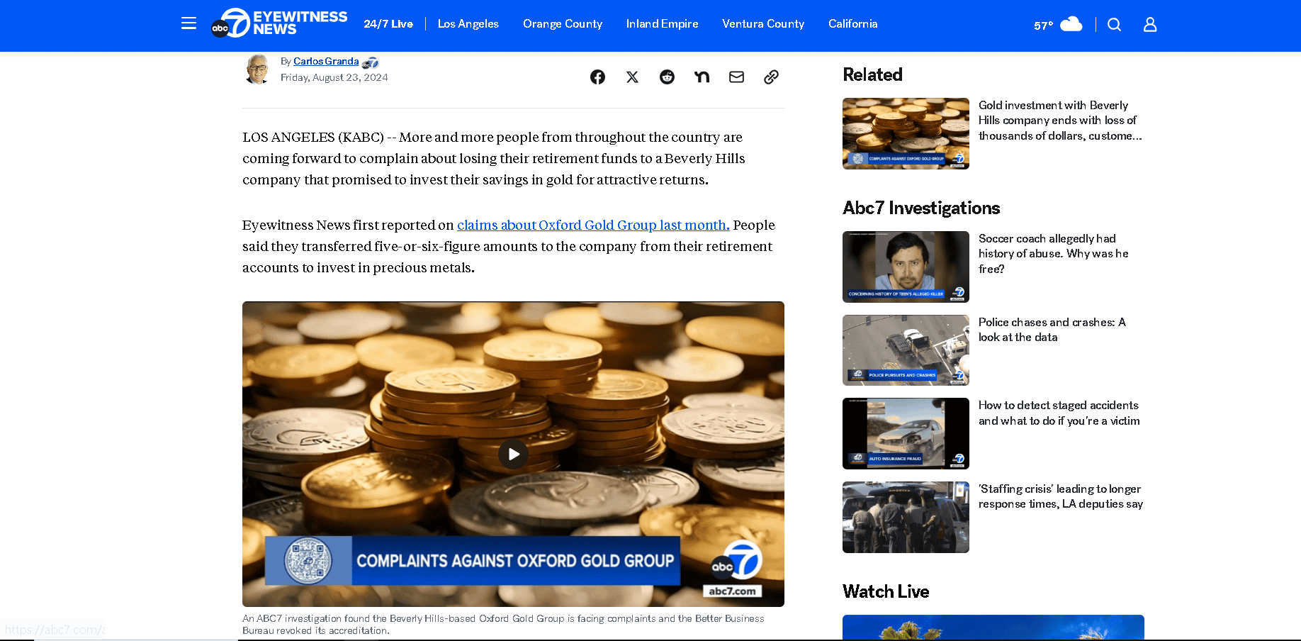 Oxford Gold Group lawsuits 1 Oxford Gold Group lawsuits 1
