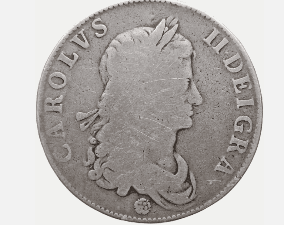 An example of a coin with a lettering edge