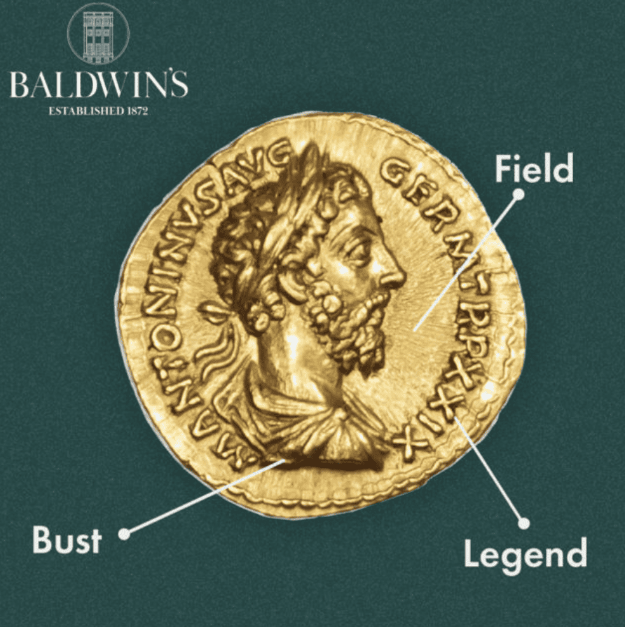 Coin legend example Coin legend example