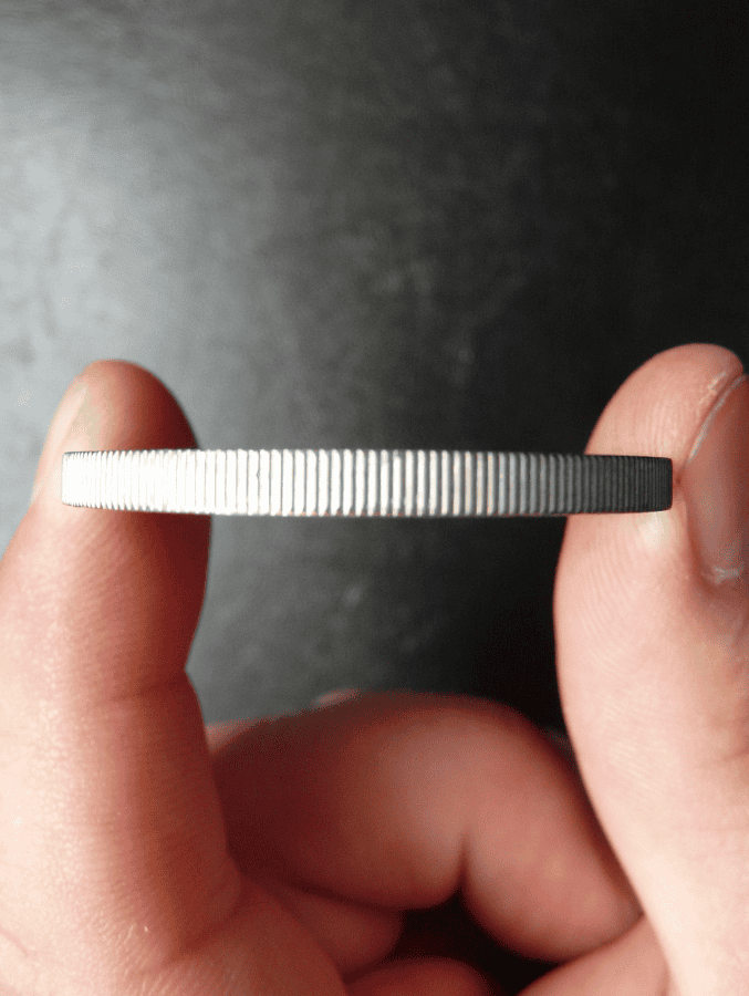 Reeded coin example