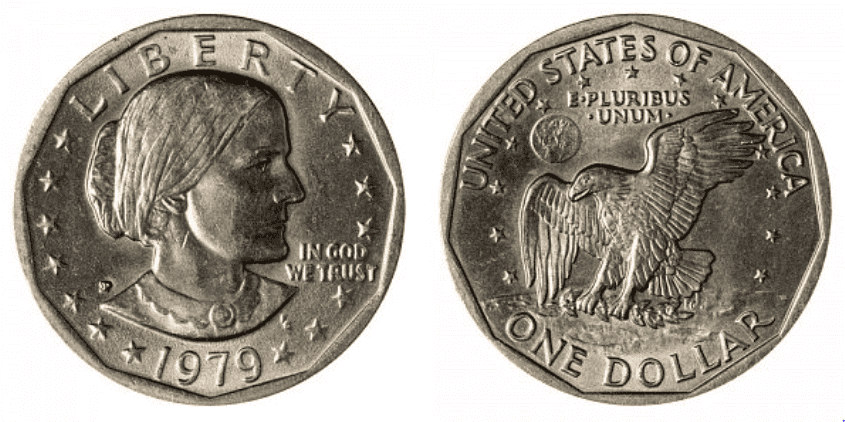 A good example of a coin with a wide rim is the 1979-P Susan B. Anthony Dollar, Wide Rim (Near Date) variety. A good example of a coin with a wide rim is the 1979-P Susan B. Anthony Dollar, Wide Rim (Near Date) variety.