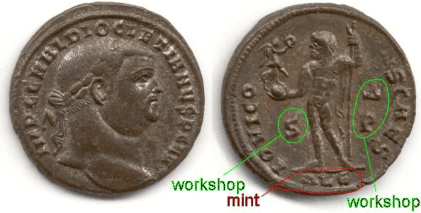 Roman coins mint