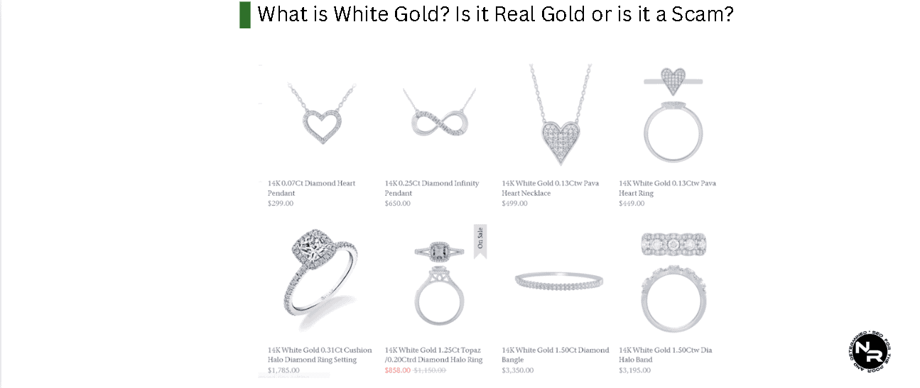 What is White Gold? Is it Real or is it a Scam? Is it Magnetic and Hypoallergenic? Does it Tarnish, Corrode and Rust?