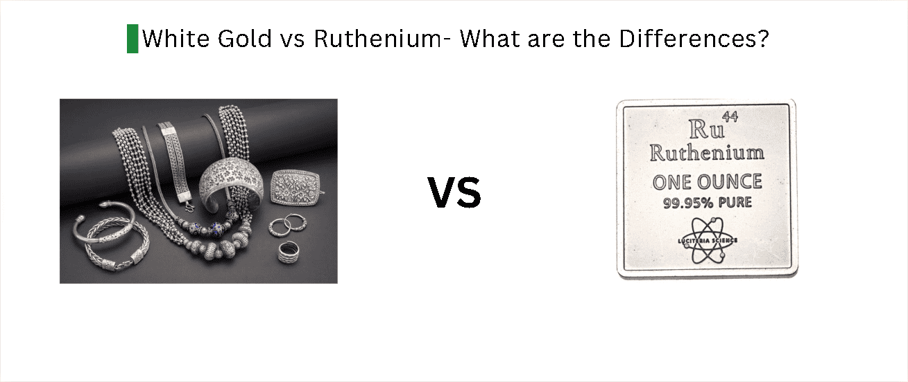 White Gold vs Ruthenium- What are the Differences?