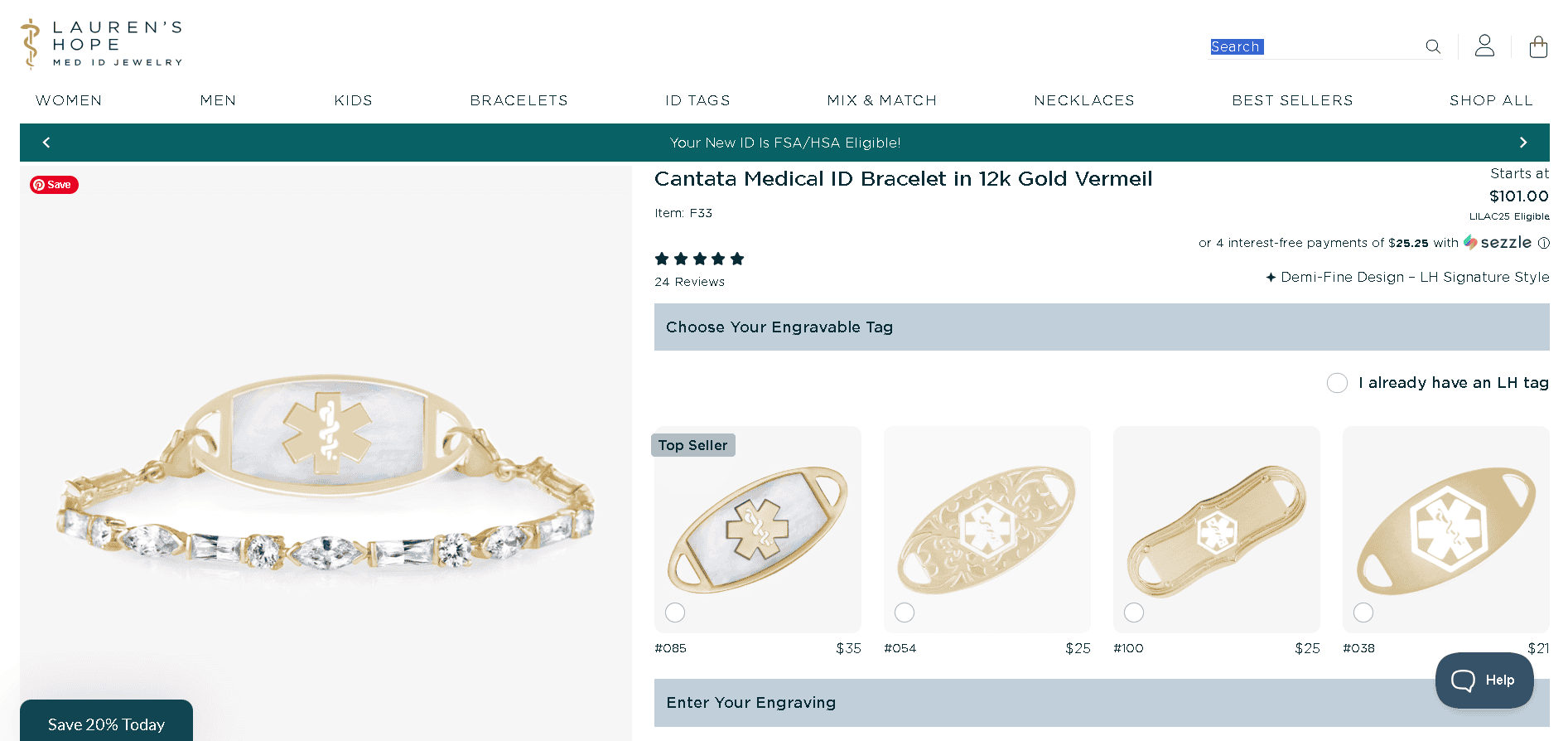 12k gold vermeil