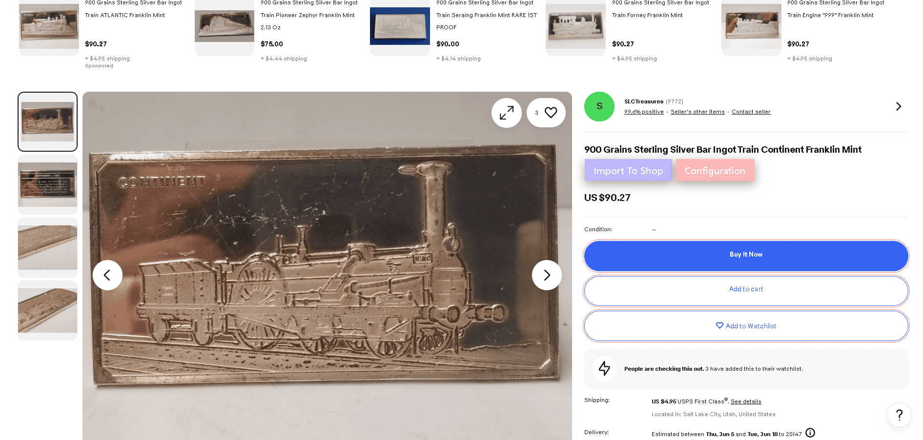 900 silver bar example