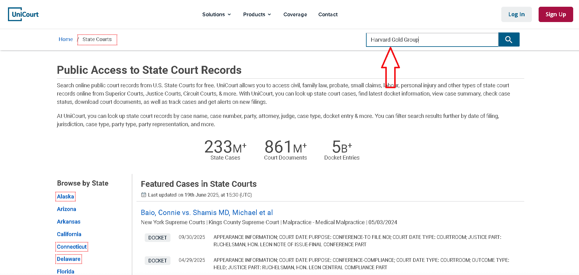 No lawsuits filed against Harvard Gold Group found on Unicourt.com No lawsuits filed against Harvard Gold Group found on Unicourt.com
