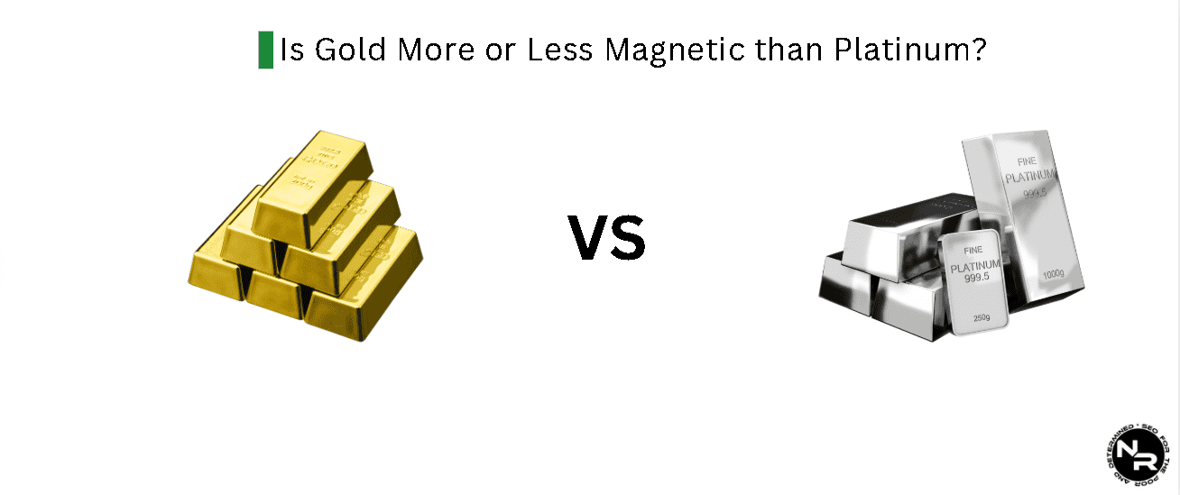 Is Gold More or Less Magnetic than Platinum?