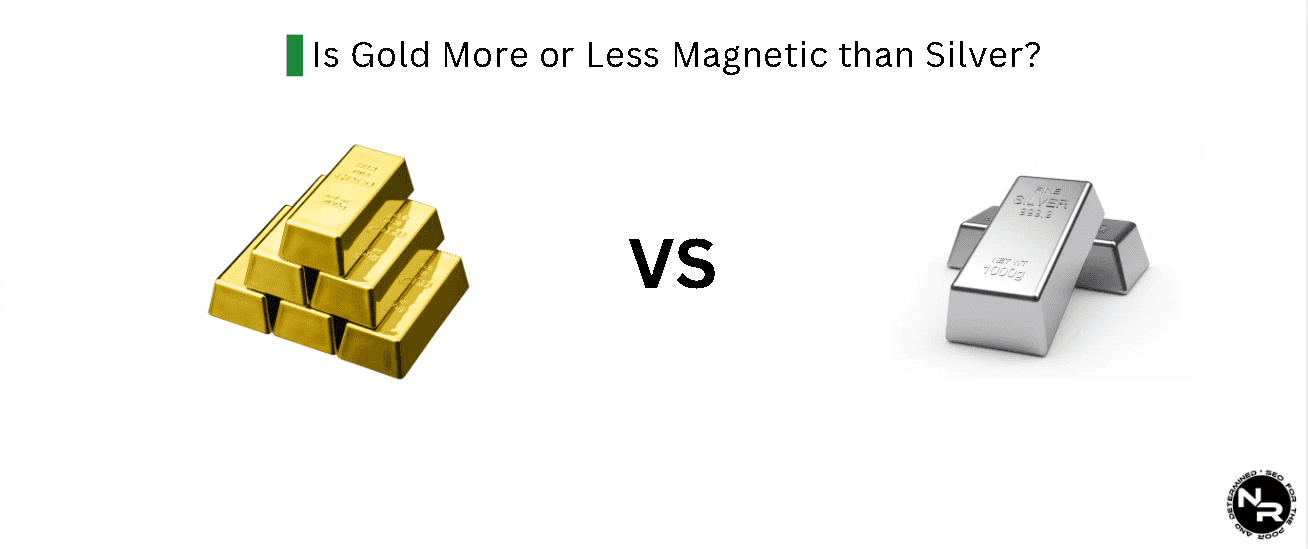 Is Gold More or Less Magnetic than Silver?