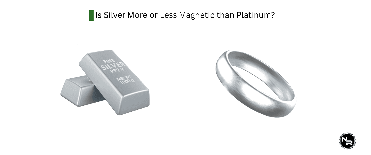 Is Silver More or Less Magnetic than Platinum?