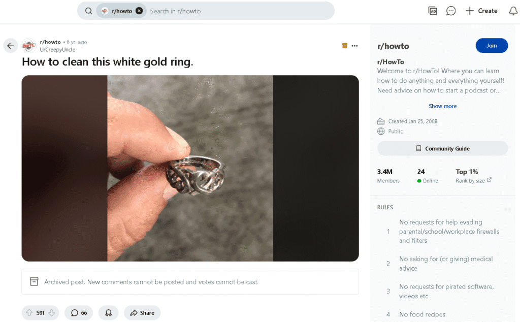 Example Slca For Gold Rings White Gold Patina- What Does it Mean and What Does White Gold Patina ...