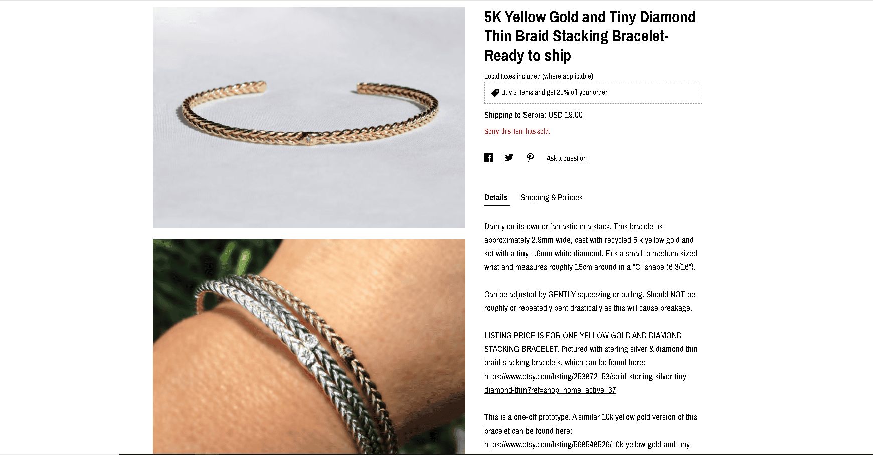 5k gold jewelry examples