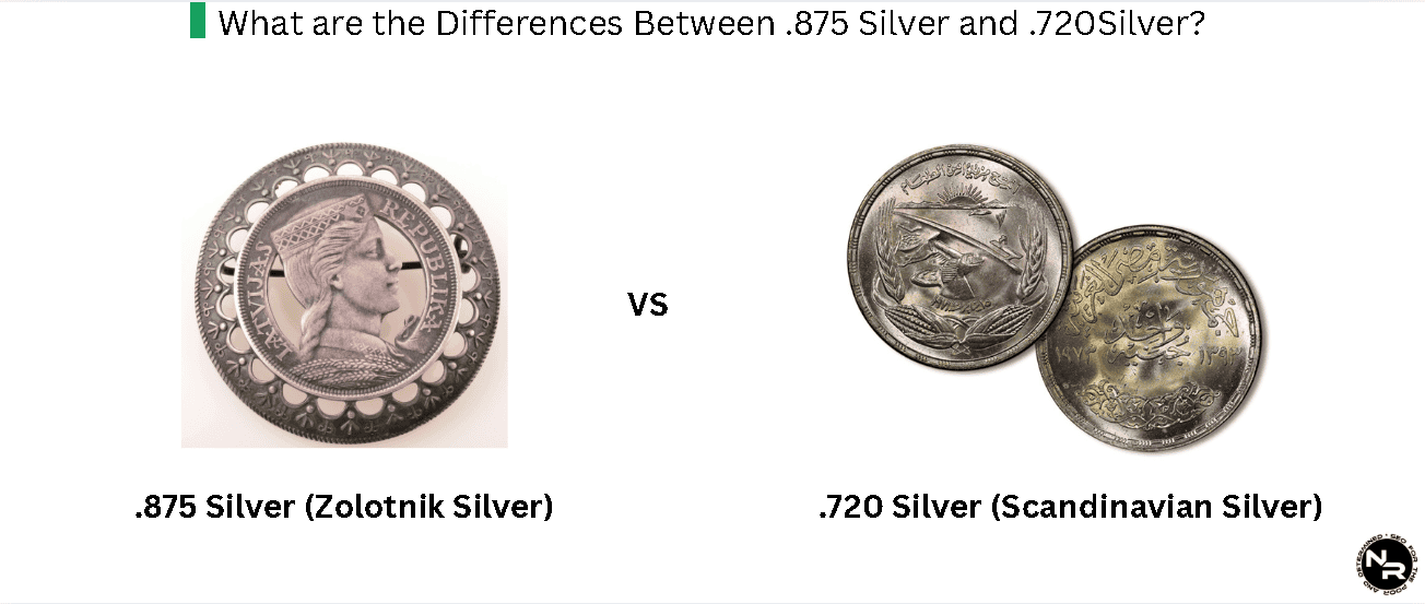 What are the Differences Between .875 Silver and .720 Silver (Silver Decoplata)? What are the Differences Between .875 Silver and .720 Silver (Silver Decoplata)?