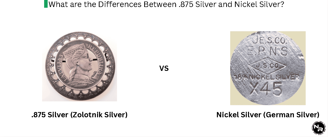 What are the Differences Between .875 Silver and Nickel Silver? What are the Differences Between .875 Silver and Nickel Silver?