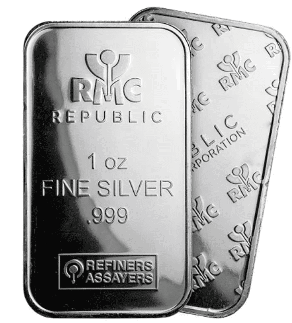 999 silver bullion example