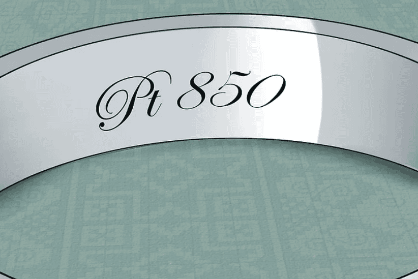 Example of platinum 850 hallmark Example of platinum 850 hallmark