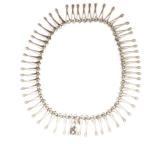 Scandinavian silver necklace example Scandinavian silver necklace example
