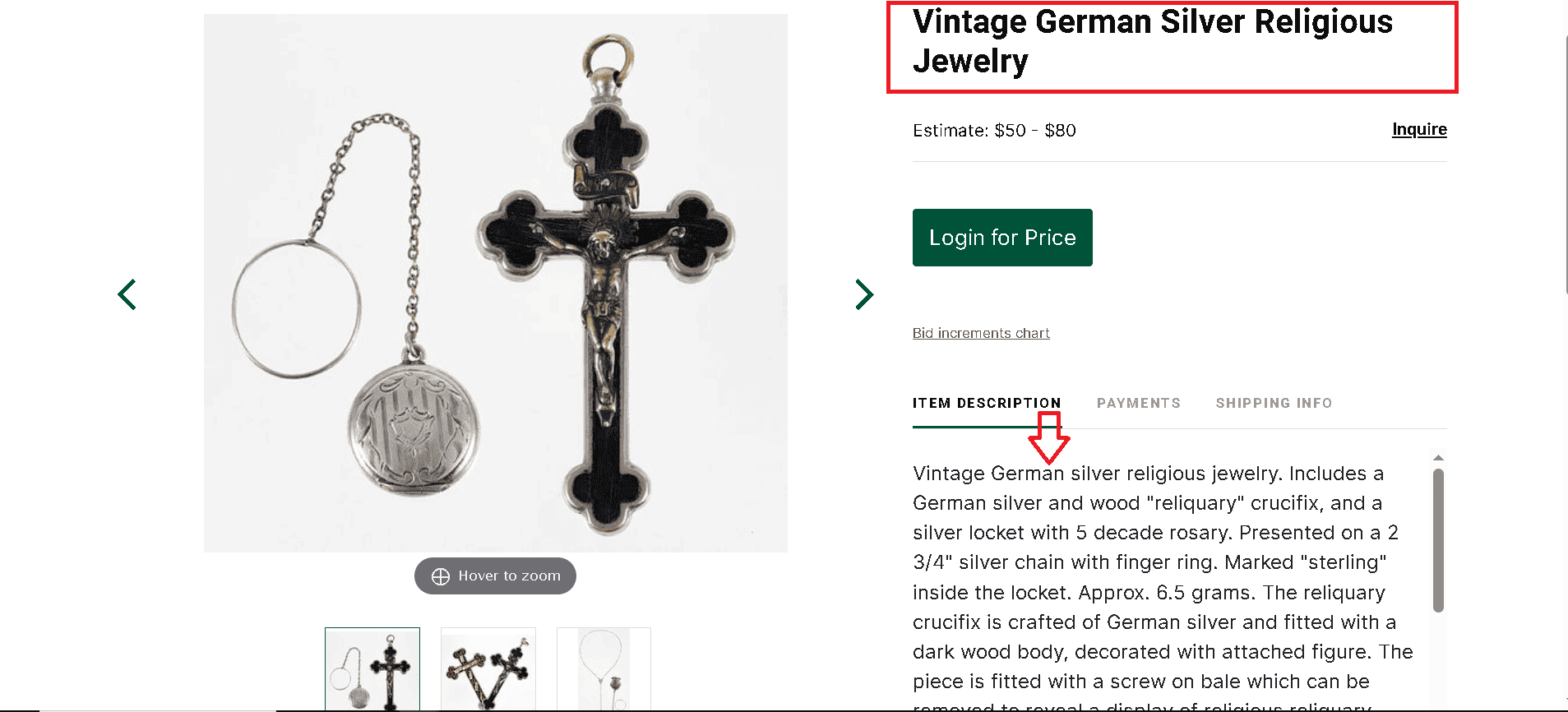 German Silver jewelry value as collectible example 1 German Silver jewelry value as collectible example 1