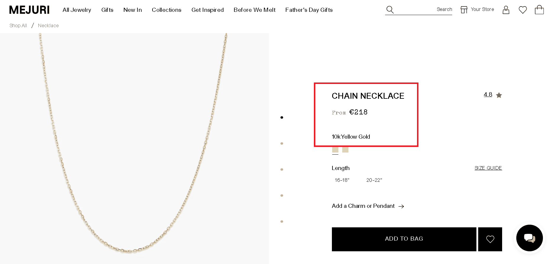 10k gold jewelry example 2.