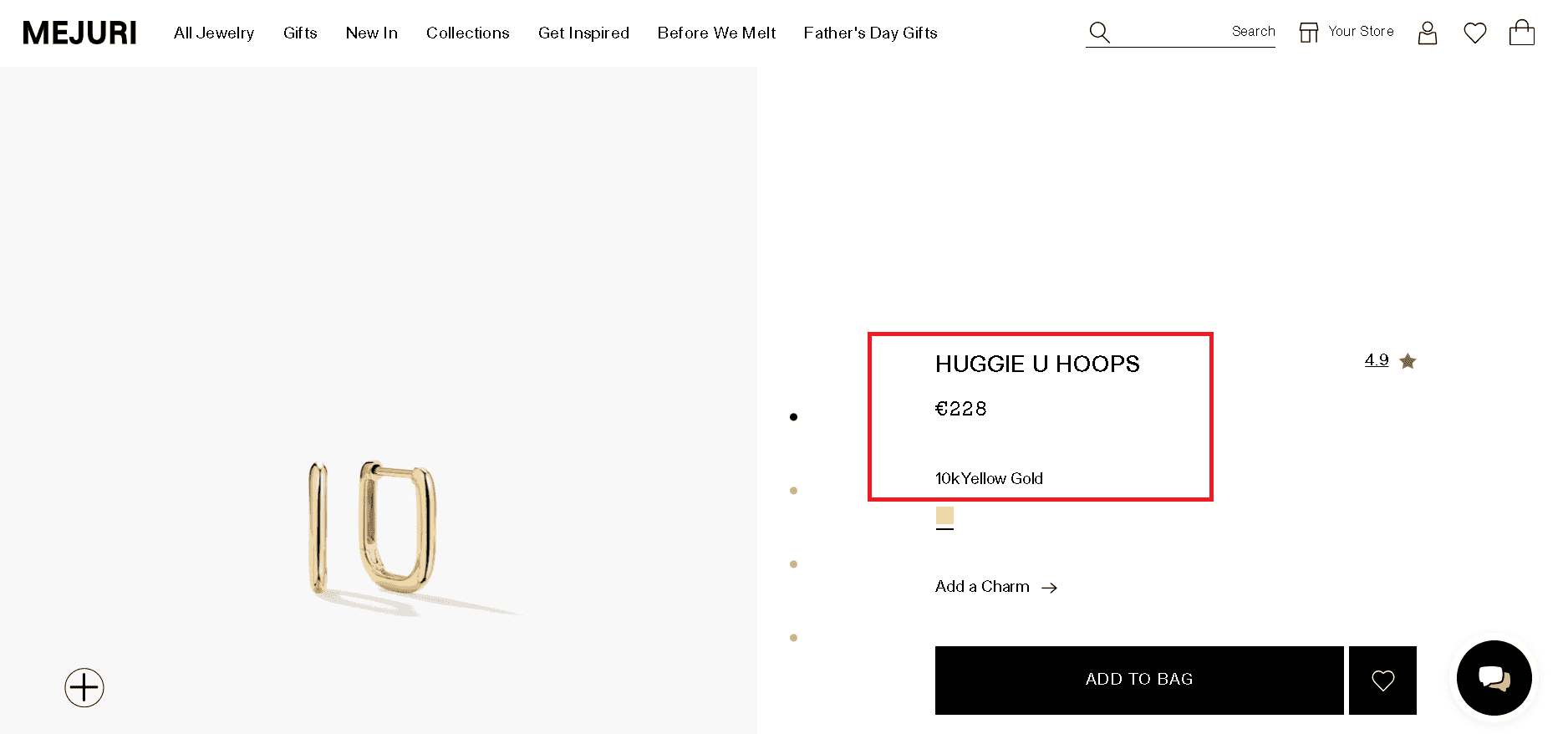 10k gold jewelry example 3.