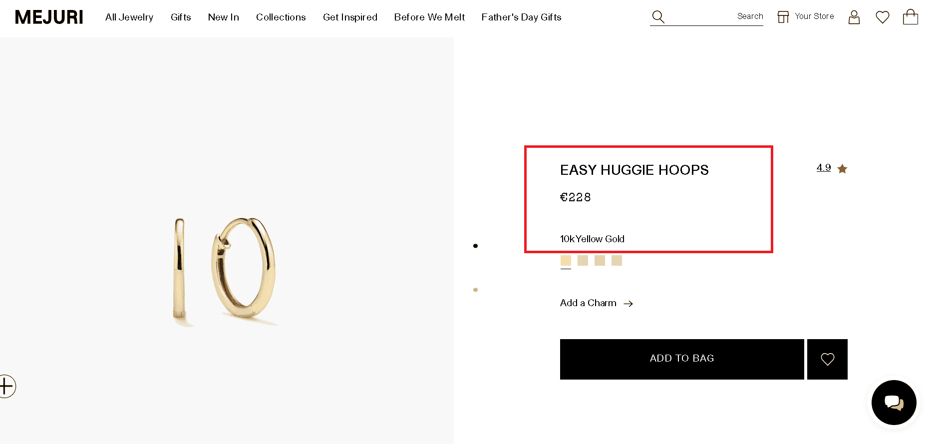 10k gold jewelry example 4.
