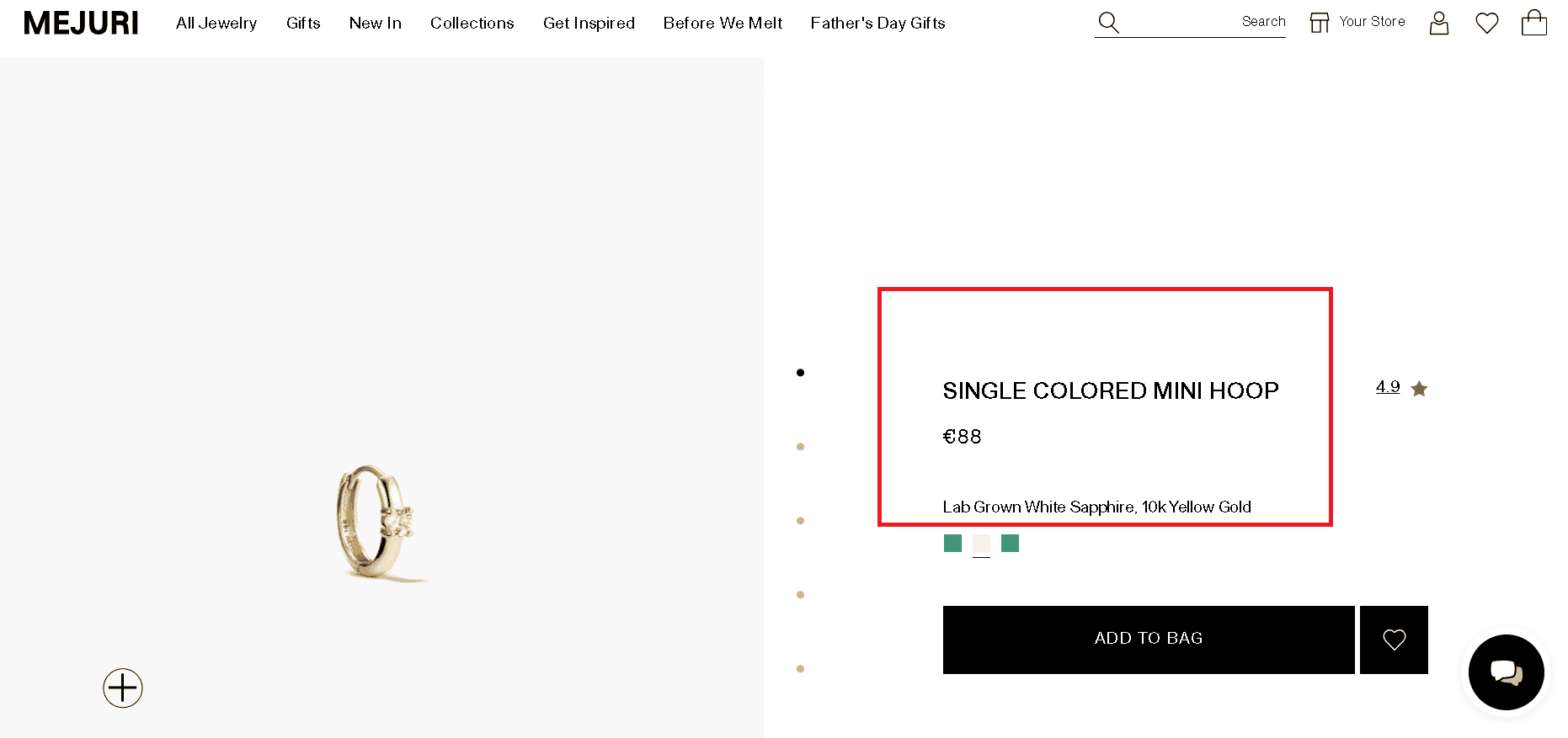 10k gold jewelry example 5.