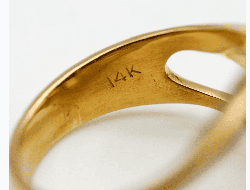 14k gold hallmark example