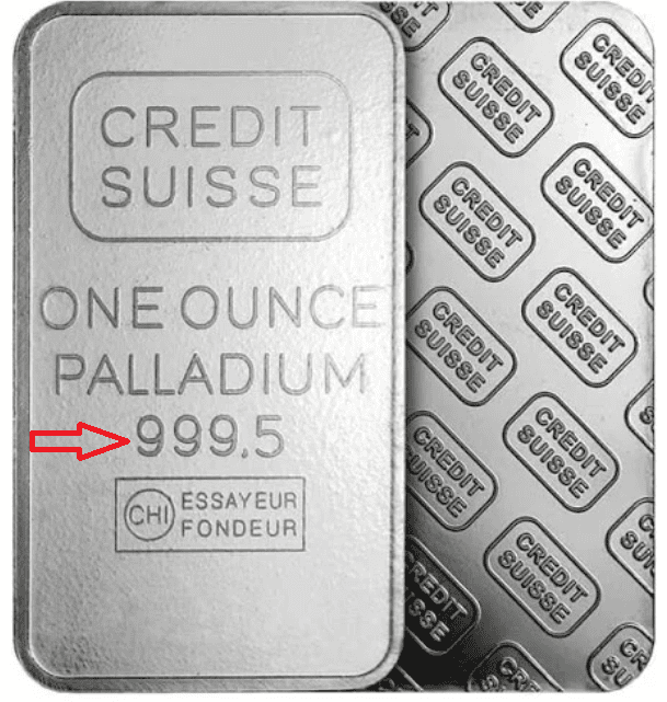 999 palladium hallmark