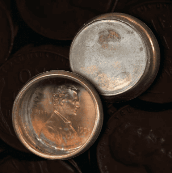 Die cap penny error example
