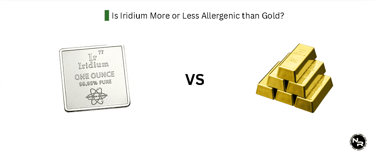 Is Iridium More or Less Allergenic than Gold?