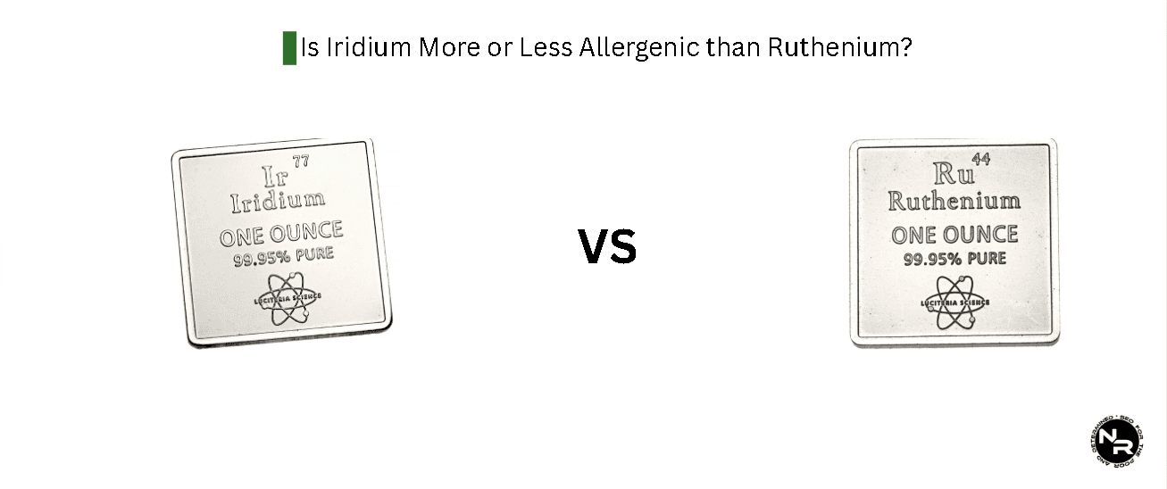 Is Iridium More or Less Allergenic than Ruthenium?