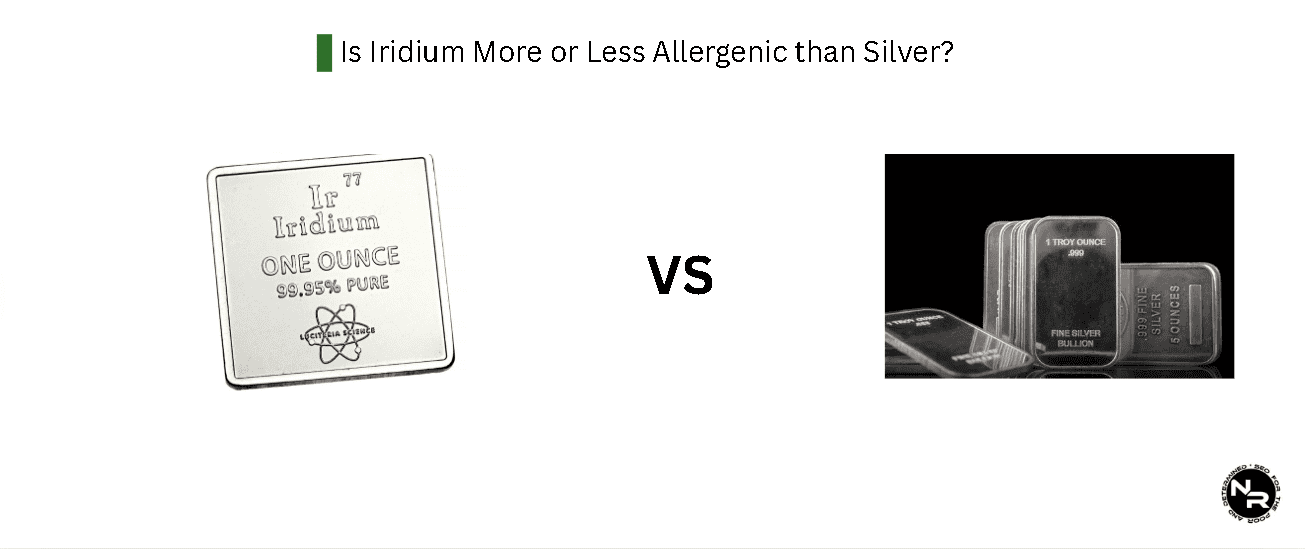 Is Iridium More or Less Allergenic than Silver?