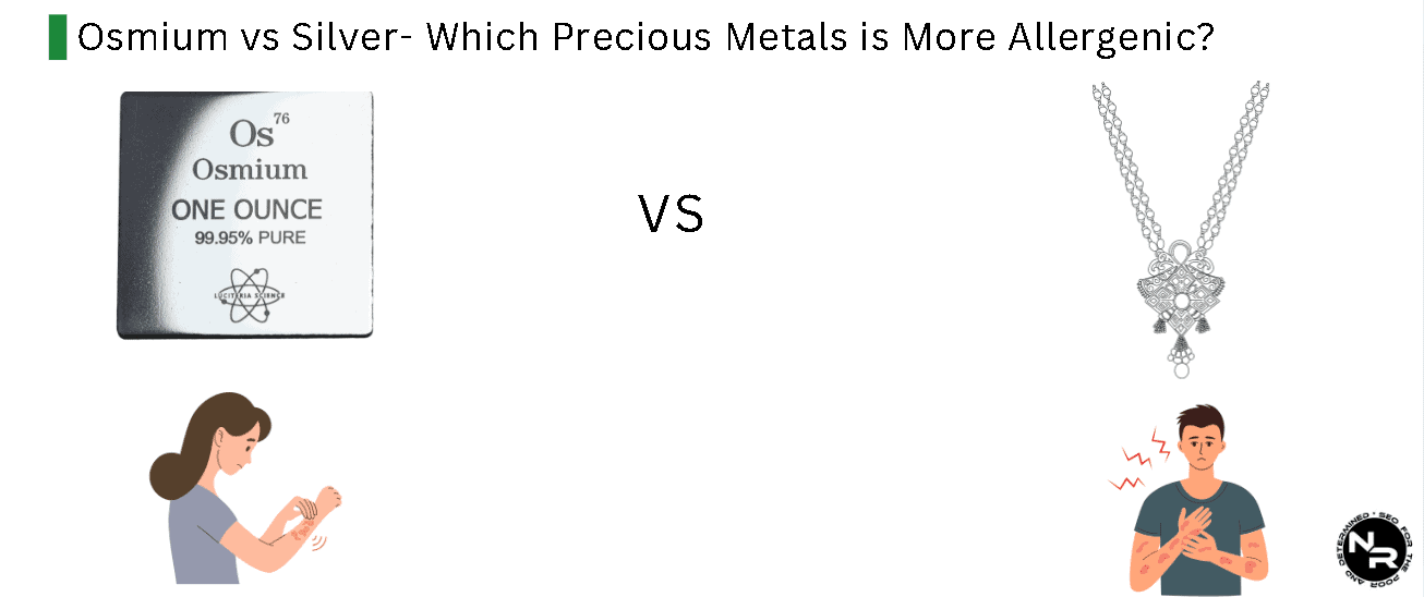 Is Osmium More or Less Allergenic than Silver?