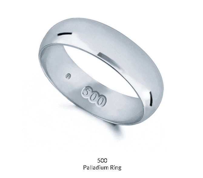 Palladium 500 hallmark example
