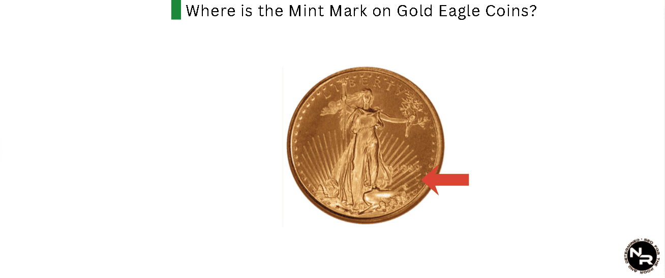 Where is the Mint Mark on Gold Eagle Coins? Where is the Mint Mark on Gold Eagle Coins?