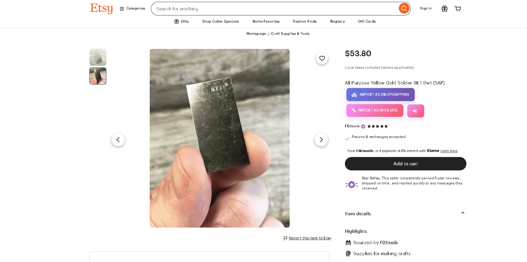 6k gold jewelry example 3