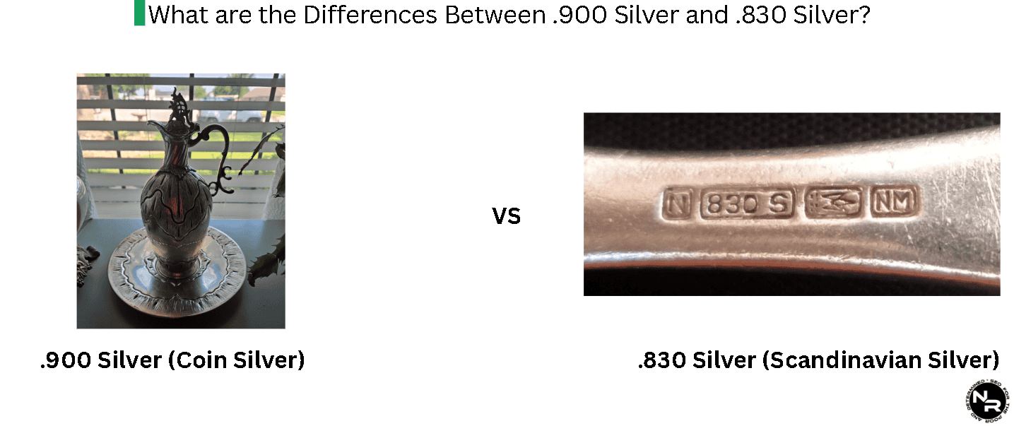 What's the Difference Between 900 Silver and Silver 830 (Scandinavian Silver)? What's the Difference Between 900 Silver and Silver 830 (Scandinavian Silver)?